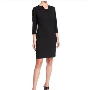 Misook women’s shift cocktail dress black  size medium